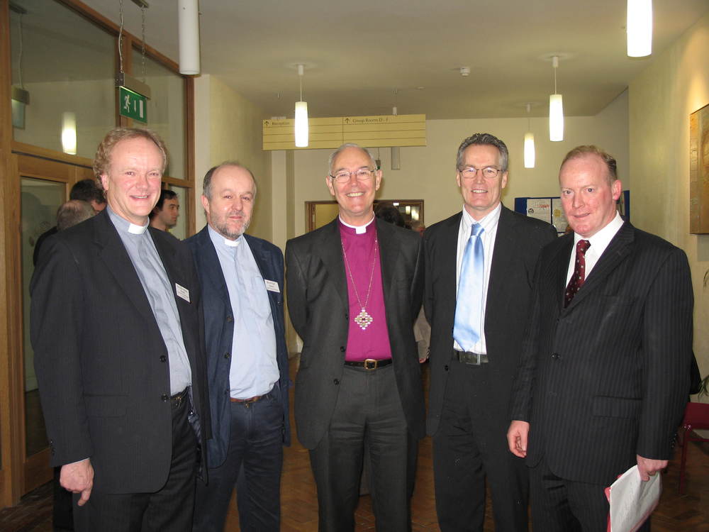 Ministers Gerry Kelly MLA & Conor Lenihan TD with Archbishop of Armagh - Hard Gospel Project Immigration Conference