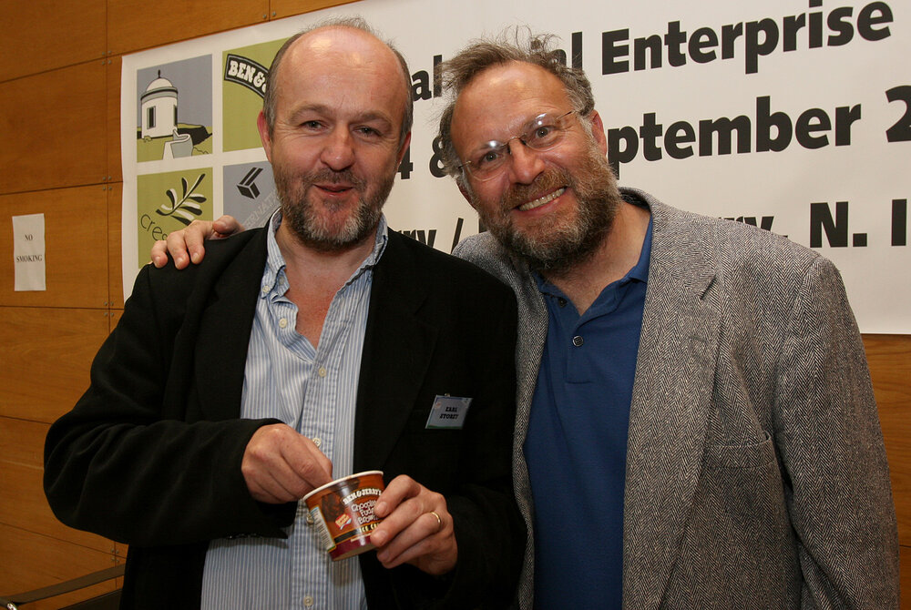 Jerry Greenfield (Ben & Jerry’s) interviewed by Earl Storey - Jerry Greenfield speaks to Earl Storey about leadership.Businessperson and philanthropist, Jerry Greenfield is a co-founder of Ben & Jerry's. From beginning in a renovated petrol station in 1978 it is one of the world’s best known ice cream brands.